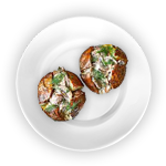 Baked Potato With Chicken Mayonnaise 