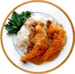 Spicy Chicken, Rice Or Chips 